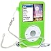 iGadgitz KV-W3ZZ-WXUE Silicone Skin Case Cover Compatible with Apple iPod Classic 80GB, 120GB & 6th Gen 160GB - Green