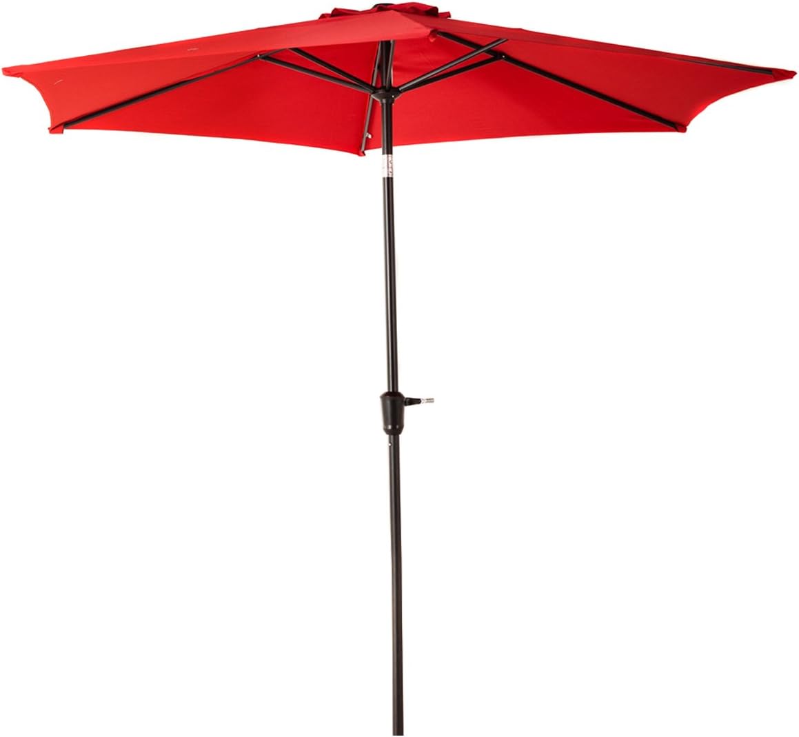 Amazon Com 9 Ft Patio Umbrella Outdoor Market Umbrella With