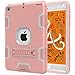 CCMAO iPad Mini 5 Case, iPad Mini 4 Case, Hybrid Three Layer Armor Shockproof Rugged Drop Protection Cover Case Built with Kickstand for Apple iPad Mini 5th Generation 7.9