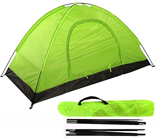 YAAO Dome 2-3 Person Tent Automatic Instant Tent for Camping with Carry Bag (1 Person Green)