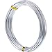 TecUnite Aluminum Craft Wire for Sculpting Armature Bendable Craft Wire for DIY Jewelry Making (1 Roll,Silver,10 M x 1.5 mm)