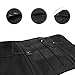 Patu Roll Up Electronics Accessories Travel Gear Organizer Case, Black - Portable Universal External Batteries Hard Drives Cable Management Healthcare Cosmetics Kit Bag