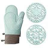 Domonic Home Oven Mitts and Pot Holders