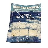 Premier Dead Sea Salt from Israel, Authentic Pure Organic Luxury Dead Sea Secrets Salts with Only Soothing Lavender Oil, Relax Detox Exfoliate Rejuvenate, Eczema Psoriasis, Relaxing Healing Soak
