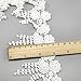 4 Yards White Cotton Lace Trim Applique Sewing DIY Craft Lace Tassel Ribbon - 85mm/3.3