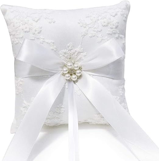 cojin anillos boda amazon