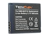 Panasonic Lumix DMC-FH20 Digital Camera Replacement Battery - TechFuel Professional CGA-S/106C, DMW-BCF10, DMW-BCF10PP Battery