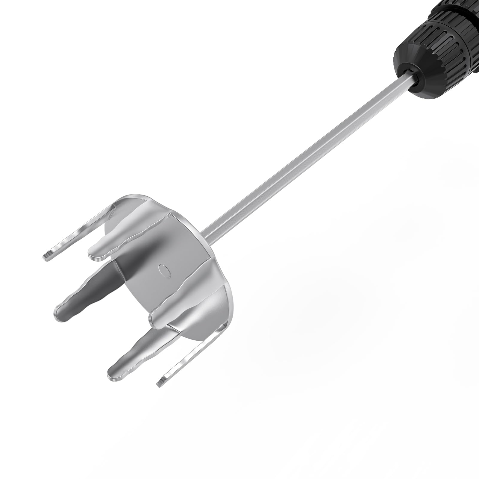 Outspark 3 Inch Stainless Steel Pork Puller Used with Standard Hand Drill,Pork Shredder Drill Attachment