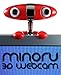 TRUSTIN Minoru 3D Webcam (Red/Chrome) - 3D Video & Photo, 720p HD, 3072x1728 Pixels, USB 2.0, 4x Digital Zoom, 6.14MP, 30FPS, 2