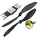 HOBBYMATE Rc Airplane Power Combo Motor and ESC 30A, Props Plugs ParkFlyer