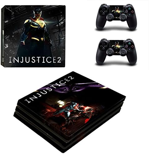 INJUSTICE 2 stylish design 2 vinyl skin for sony PS4 PRO