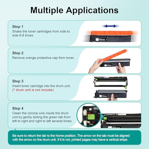 LOFBLAT TN248XL TN248 TN-248XL Toner Compatible with Brother DCP-L3560CDW | Comaptible for Brother HL-L3240CDW DCP-L3740CDW MFC-3760CDW DCP-L3520CDW MFC-L8390CDW for Brother TN-248CMYK TN-248VAL