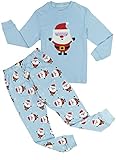 Babypajama Baby Boys' Christmas Sleepwear Cotton Pajama Set T Shirt & Pant 6-12 Months