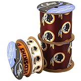 Offray NW7218AZ Washington Redskins Printed Craft Ribbon Pack, 12-Yard