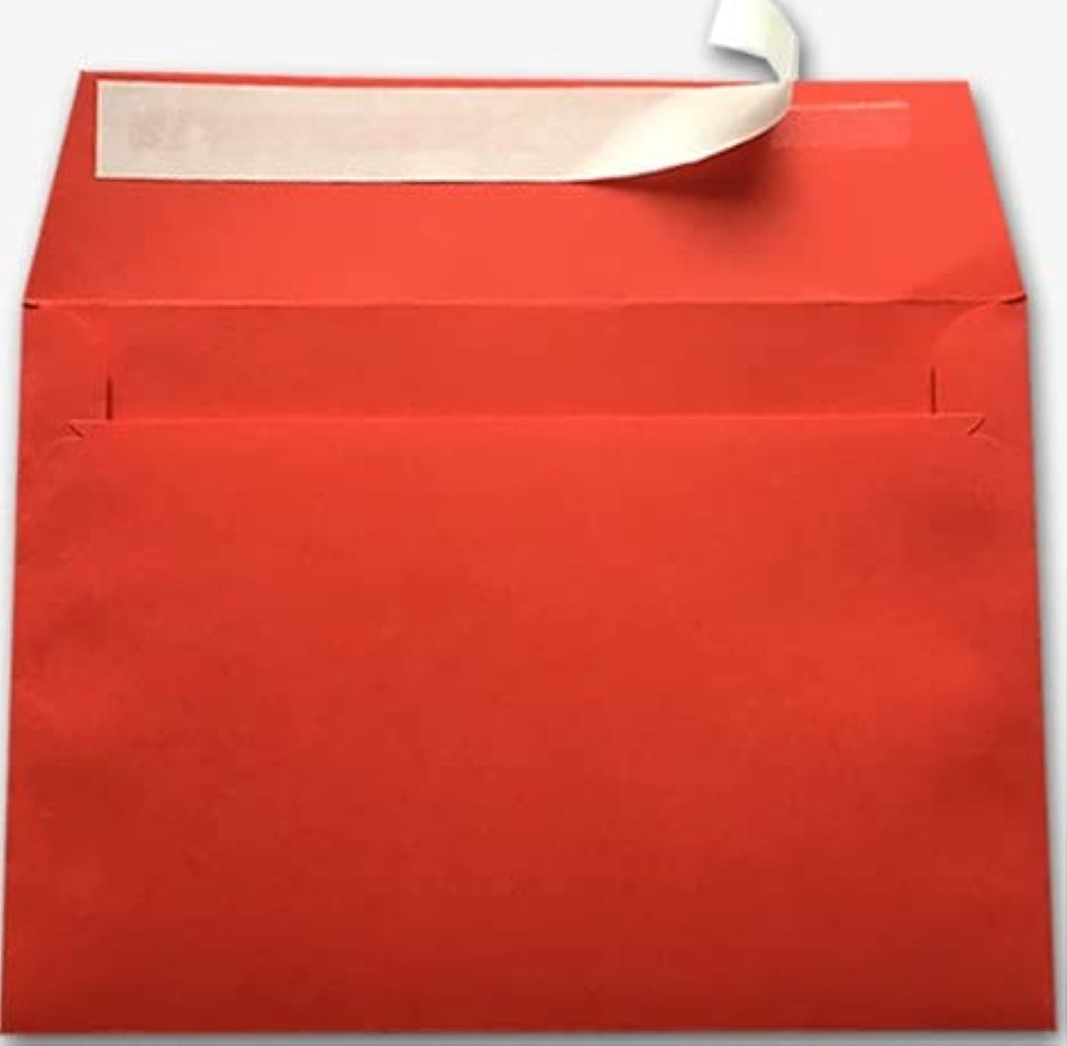 C5 Coloured envelopes for A5 Greeting Cards Christmas Cards Wedding Invitation Crafts 162x229mm- Pack of 40 envelopes (Red Peel and Seal)