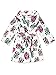 Minnie Mouse Girl's Plush Fleece Bathrobe Robe (3T, White)