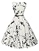 Sleeveless 50s Vintage Style Dress with Belt Size 1X F-11