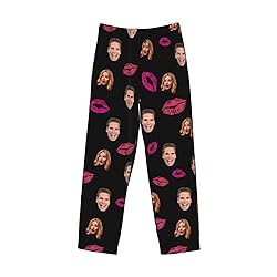 Personalized Custom Pajama Pants For Men With Face