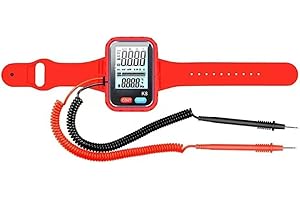 K8 Digital Wrist Multimeter, With Large LCD Display, Low Battery Indicator, Auto And Manual Ranges And NCV Detection, For Ele