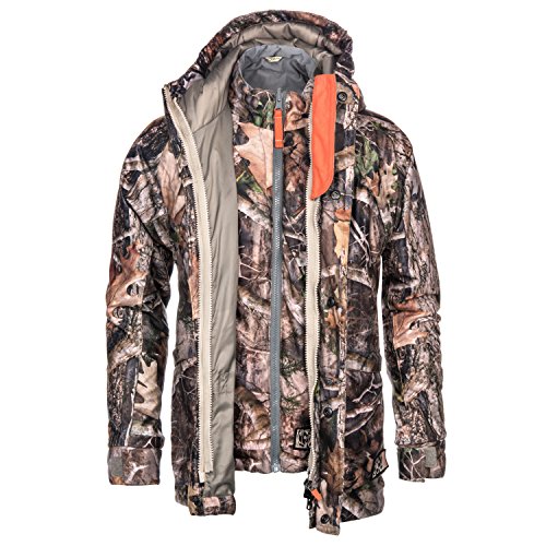 Koda Adventure Gear Kids True Timber 4 in 1 Insulated Camo Hunting Jacket, Kanati, XL - Thumbnail 3