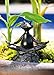 Evergreen Garden New Creative Sitting Yoga Frog Polystone Outdoor Statue - 6.75”W x 3.25”D x 7”H