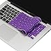 MOSISO Silicone Keyboard Cover Compatible with MacBook Air 13 inch A1466 A1369 2010-2017&Compatible with MacBook Pro 13/15 inch (with/Without Retina Display, 2015 or Older Version), Purple