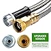 BEAULIFE New 304 Stainless Steel Metal Garden Hose with 8 Functions Metal Garden Hose Nozzle 25ft|Flexible, Portable & Lightweight - No Kink, Tangle & Puncture Resistant