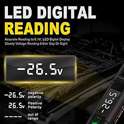 WINAMOO Buzzing 3-72V Digital LED Test Lights for