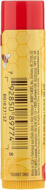 Burt's Bees Lip Balm Strawberry 0.15 oz Moisturising Lip Care view 2