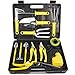 MOSFiATA Garden Tool Set 14 Pcs Stainless Steel Garden Tool Kit with Carrying Case, Heavy Duty Gardening Work Set, Include Pruner, Mini Rake, Big and Small Shovel, Sprayer, Weeder, Scissor etc.