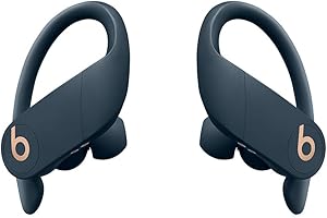 Beats Powerbeats Pro Wireless Earbuds - Apple H1 Headphone Chip, Class 1 Bluetooth Headphones, 9 Hours of Listening Time, Sweat Resistant, Built-in Microphone - Navy