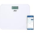 A&D Medical Digital Body Weight Scale, UC-356BLE Bluetooth Bathroom Weight Machine, UltraWide Platform and Large Display, Syncs with A&D App,550lb (249kg), Batteries Included, FSA/HSA Eligible, White