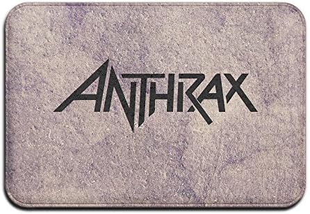 Anthrax Band Logo Non-slip Doormat 24*16-inch White