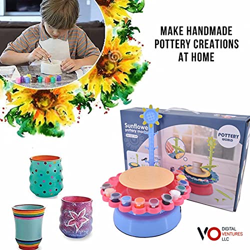 Complete Pottery Wheel Set, Pottery Station for Beginner, Includes