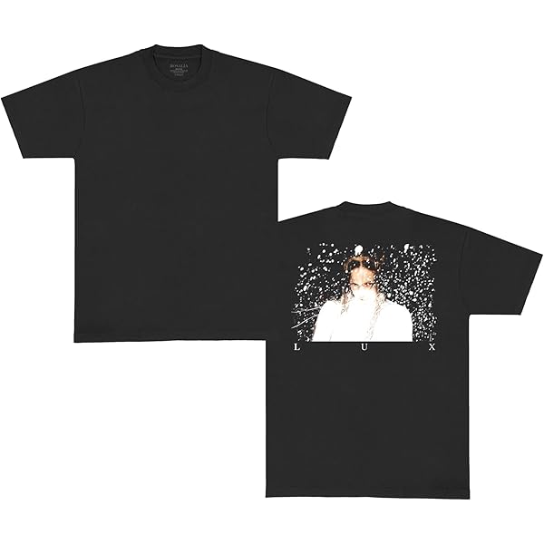 ROSALÍA Lux Cross T-Shirt, Black, Small | Amazon.com