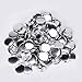 Pinty 500Pcs Durable Metal Button Parts 25mm 1 Inch for Badge Button Making Machine