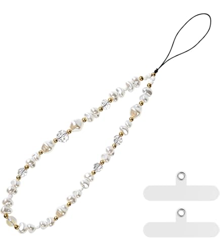 Breloque Pour Téléphone Portable En Perles Fates Man, Breloque Pour Téléphone Portable Blanche