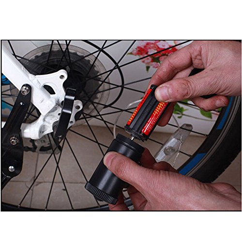Happy Hours® Waterproof 20 LED Bike Wheel Light String Safety Flash LED Strip Lamp for Night Riding Cycling Bicycle Spoke Fun Tire Light Working with 3AA Batteries,Colorful