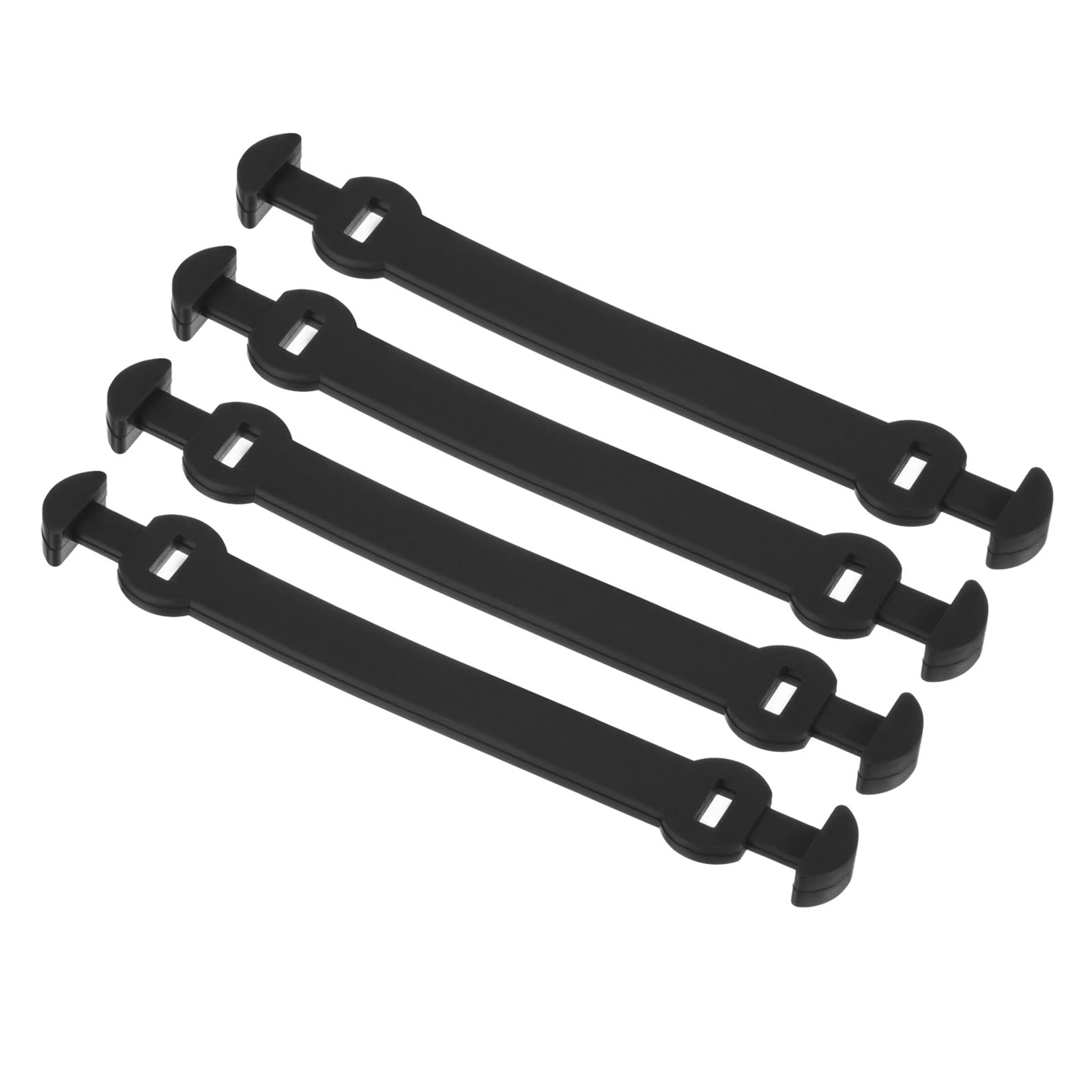 PATIKIL Tennis Vibration Dampeners, 4 Pack Silicone Racquet Shock Absorber Racket String Damping, Black