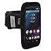 Premium Neoprene Armband for Motorola Droid MAXX 2, Turbo 2, Moto M, X Z Force Sweat / Water Resistant Gym Exercise Jogging Sports Strap with Reflective Strips (use with or without case)