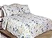ALL FOR YOU 3pc Reversible Bedspread, Coverlet,Quilt Set-King Size 90