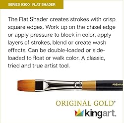 KINGART Premium Original Gold 9300-2 Flat Shader