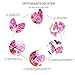 100 PCs Butterfly Wall Decor 3D Butterfly Wall Stickers Decals Decorations for Nursery Classroom Offices Kids Girl Boy Baby Bedroom Bathroom Living Room Magnets and Glue Sticker Set