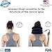 EasyNeck Cervical Neck Traction Device FDA Registered ✮ Inflatable & Adjustable Neck Stretcher Collar for Home Traction Spine Alignment