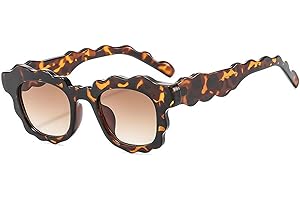 COTIA Fashion Square Sunglasses Women New Unique Irregular Wave-Shaped Frames Sun Glasses for Men Trending Cute Eyewear