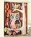 Owl Friend Shower Curtain Art Deco Bathroom Decor