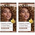 Clairol Textures & Tones Permanent Hair Dye, 5G Caramel Brown Hair Color, Pack of 2