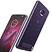 Aeska Moto Z2 Force Case, Ultra [Slim Thin] Flexible TPU Soft Skin Silicone Protective Case Cover for Motorola Moto Z2 Force Edition (Purple)