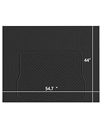 DriveComforts Picauto   Alfombrilla de goma para maletero de coche, SUV, furgoneta, camiones (grande, negro), negro 1