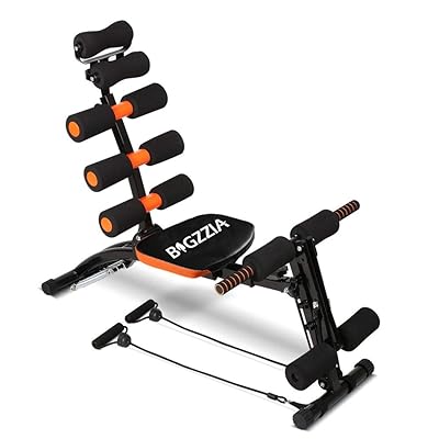 Buy Bigzzia Abdominal Trainer Core Abs Rocket Exercise Chair With Foam Roller Handles Level Adjustable Fitness Crunches Machine Workout Training Bench Online In Indonesia B08b5st44f